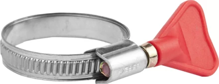 Хомуты ЗУБР "ЭКСПЕРТ" "Бабочка", нерж. сталь, накатная лента 9 мм, 25-40 мм, 2 шт 37835-25-40 купить в Надыме