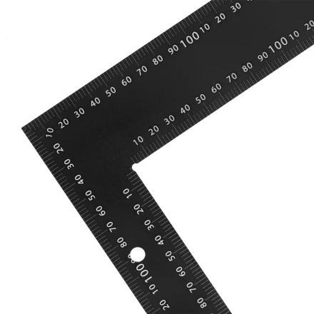 Угольник Denzel, 400 х 600 мм, алюминиевый, лазерная гравировка 32393 купить в Надыме