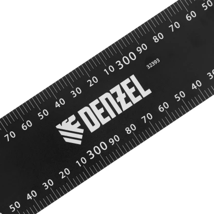 Угольник Denzel, 400 х 600 мм, алюминиевый, лазерная гравировка 32393 купить в Надыме