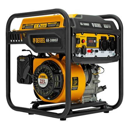 Генератор инверторный DENZEL GK-3800iF, 3,8 кВт, 230 В, ручной старт купить в Надыме