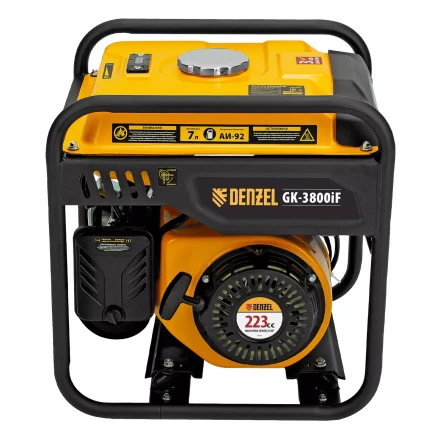 Генератор инверторный DENZEL GK-3800iF, 3,8 кВт, 230 В, ручной старт купить в Надыме