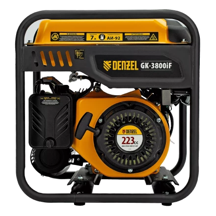 Генератор инверторный DENZEL GK-3800iF, 3,8 кВт, 230 В, ручной старт купить в Надыме