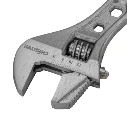 Ключ разводной Сибртех, 150мм, переставная губка, 2-х комп. рукоятка, 15597 купить в Надыме