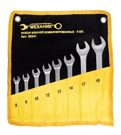 Набор ключей комбинированных 8 шт. чехол Энкор 26241 купить в Надыме