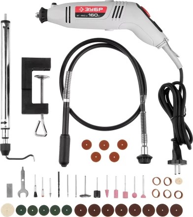 Гравер электрический + насадки ЗГ-160ЭК серия МАСТЕР купить в Надыме