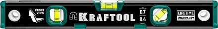 Профессиональный магнитный уровень с зеркальным глазком KRAFTOOL 34785-40 купить в Надыме