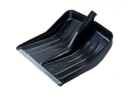 Лопата снеговая 445 x 385 мм без черенка пластмассовая алюминиевая окантовка Россия 61441 купить в Надыме