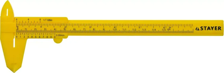 Штангенциркуль STAYER "STANDARD" пластмассовый, 150 мм 3440_z01 купить в Надыме