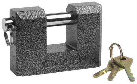 Замок STAYER "MASTER" навесной, П-образн.металлический корпус, с закаленной дужкой, в коробке, 90мм 37143-90 купить в Надыме