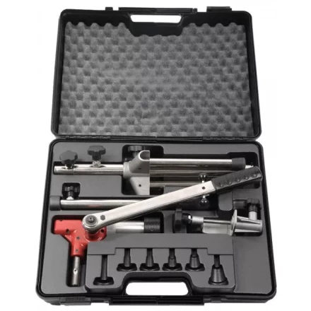 Пресс-инструмент ЗУБР "ШиреФит" ручной для развальцовки труб, в пластиковом кейсе, 14-32мм 51625 купить в Надыме