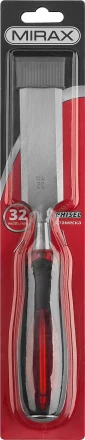 Стамеска MIRAX с двухкомпонентной прозрачной рукояткой, 32мм 1810-32 купить в Надыме