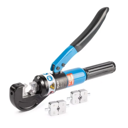 Пресс гидравлический ручной КВТ ПГР-70ТР для опрессовки наконечников до 70 мм и тросов  до 4 мм (91808) купить в Надыме