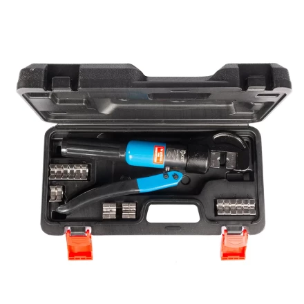 Пресс гидравлический ручной КВТ ПГР-70ТР для опрессовки наконечников до 70 мм и тросов  до 4 мм (91808) купить в Надыме