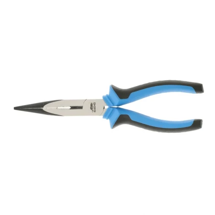 Длинногубцы прямые 200 мм хром-ванадий двухкомпонентные рукоятки БАРС 17196 купить в Надыме