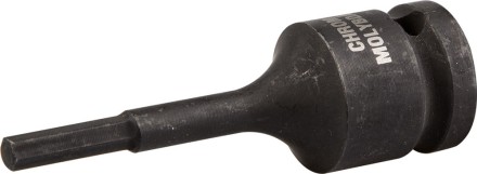 Торцовая головка KRAFTOOL &quot;INDUSTRIE QUALITAT&quot; ударная (1/2&quot;), HEX, Cr-Mo, фосфатированная, H5 27950-05_z01 купить в Надыме
