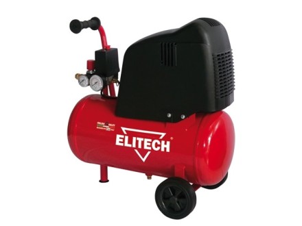 Компрессор безмасляный поршневой прямой привод Elitech OM 195/6 + PG купить в Надыме