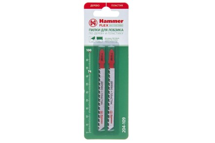 Пилки для лобзика HAMMER JG WD-PL T101BF (2pcs) купить в Надыме
