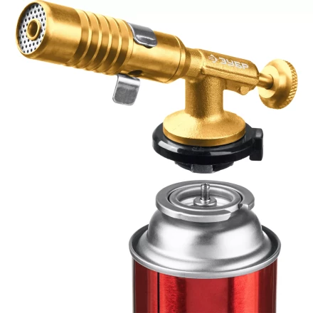 ЗУБР ГРМ-200, 1300°C, цельнометаллическая, 2 в 1, газовая горелка на баллон с цанговым соединением, Профессионал (55556) купить в Надыме