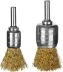 ЗУБР "ПРОФЕССИОНАЛ". Набор щеток кистевых для дрели, витая стальная латунированная проволока 0,3мм, для дрели, 2шт 3532-H2_z02 купить в Надыме