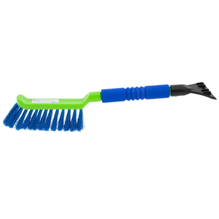 Щетка-сметка для снега со скребком, мягкая рукоятка, 425 мм Сибртех 55315 купить в Надыме