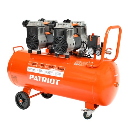 Компрессор поршневой безмасляный PATRIOT WO 80-360 купить в Надыме