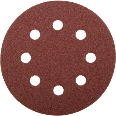 Круг шлифовальный ЗУБР "МАСТЕР" универсальный, из абразивной бумаги на велкро основе, 8 отверстий, Р60, 115мм, 5шт 35560-115-060 купить в Надыме