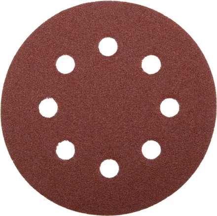 Круг шлифовальный ЗУБР "МАСТЕР" универсальный, из абразивной бумаги на велкро основе, 8 отверстий, Р60, 115мм, 5шт 35560-115-060 купить в Надыме