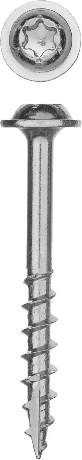 ЗУБР 25 х 4.2 мм, редкая резьба, ТХ20, цинк, 500 шт, саморез для глухих отверстий, Профессионал (30081-42-025)
