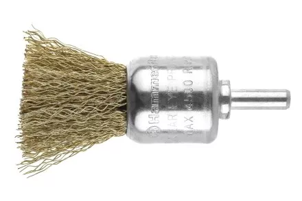 Кордщетка HAMMER кисть 25мм для дрели гофрированная латунированная сталь (207-210) купить в Надыме