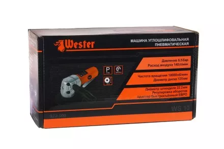 Машина углошлифовальная пневматическая WESTER WS-10 купить в Надыме