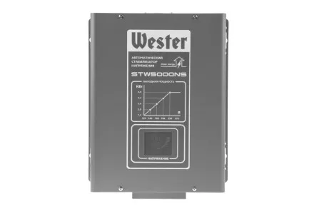 Стабилизатор напряжения WESTER STW5000NS купить в Надыме
