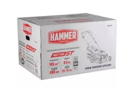 Газонокосилка бензиновая самоходная HAMMER KMT145ST купить в Надыме