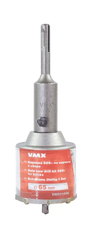 Коронка SDS+ ф65 мм по кирпичу в сборе VMX 511046 купить в Надыме