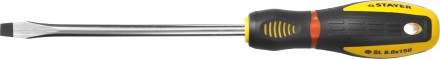Отвертка STAYER &quot;PROFI&quot; &quot;PROTech&quot;, двухкомп рукоятка, намагниченная, Cr-Mo, SL8,0x150мм 25131-08-15_z02 купить в Надыме