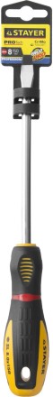 Отвертка STAYER &quot;PROFI&quot; &quot;PROTech&quot;, двухкомп рукоятка, намагниченная, Cr-Mo, SL8,0x150мм 25131-08-15_z02 купить в Надыме