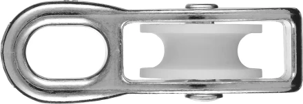 Блок ЗУБР "МАСТЕР" одинарный, оцинкованный, нейлоновый шкив, 8x30мм, 1 шт 304586-30 купить в Надыме