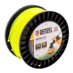 Леска для триммера круглая Denzel, 3,0мм х 123м, на DIN катушке FLEX CORD, 96282