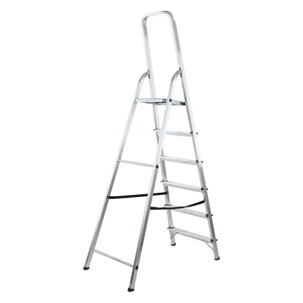Стремянка усиленная MTX 9771577, 6 ступеней, алюминиевая, Россия купить в Надыме