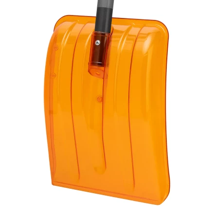 Лопата для уборки снега Сибртех 61673, поликарбонат, 270х360х840 мм, стальной черенок, усиленная купить в Надыме