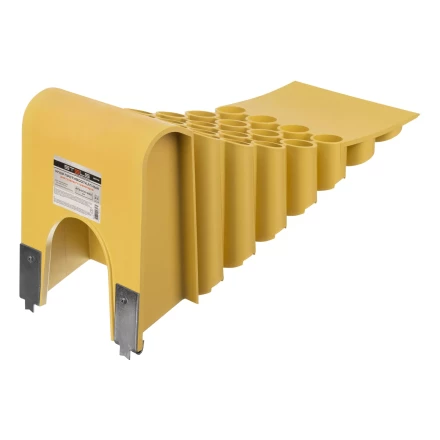 Упор противооткатный для грузового транспорта Stels 56778, ЖЕЛТЫЙ, 35 т, 473х200х205 мм купить в Надыме