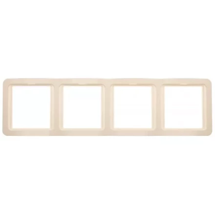 Панель СВЕТОЗАР "ГАММА" четверная вертикальная, цвет бежевый SV-54151-B купить в Надыме