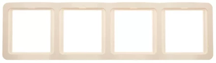 Панель СВЕТОЗАР "ГАММА" четверная вертикальная, цвет бежевый SV-54151-B купить в Надыме