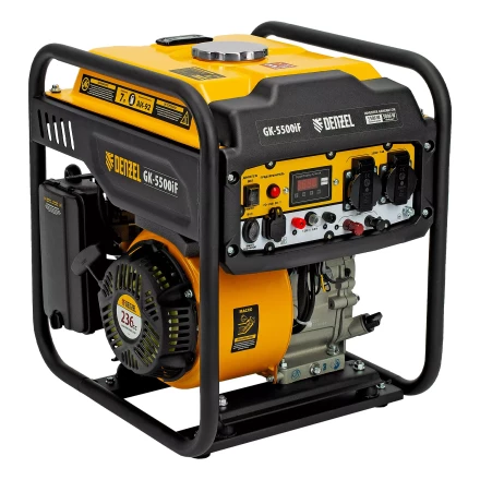 Генератор инверторный DENZEL GK-5500iF, 5,5 кВт, 230 В, ручной старт купить в Надыме