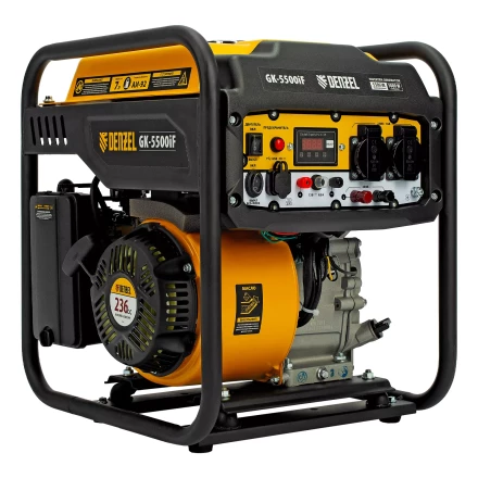 Генератор инверторный DENZEL GK-5500iF, 5,5 кВт, 230 В, ручной старт купить в Надыме