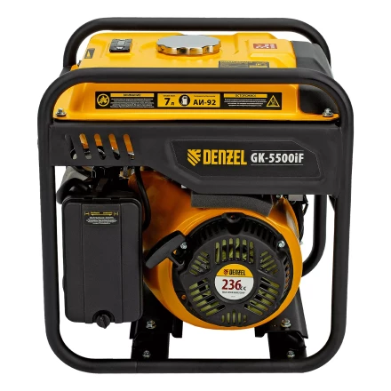 Генератор инверторный DENZEL GK-5500iF, 5,5 кВт, 230 В, ручной старт купить в Надыме