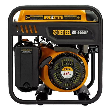 Генератор инверторный DENZEL GK-5500iF, 5,5 кВт, 230 В, ручной старт купить в Надыме