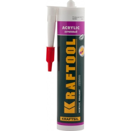Герметик акриловый KRAFTOOL белый, 300мл 41251-0 купить в Надыме