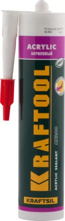 Герметик акриловый KRAFTOOL белый, 300мл 41251-0 купить в Надыме