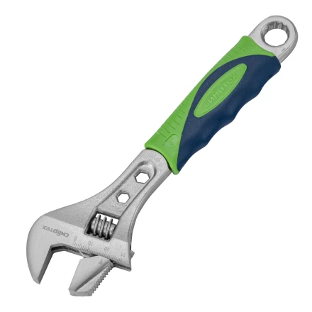 Ключ разводной Сибртех, 200мм, переставная губка, 2-х комп.рукоятка, 15598 купить в Надыме