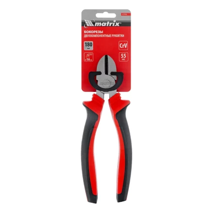 Бокорезы Matrix, 180 мм, хром-ванадий, двухкомпонентные рукоятки, 17791 купить в Надыме
